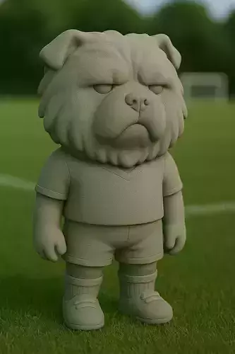 chowchow futbolista STL