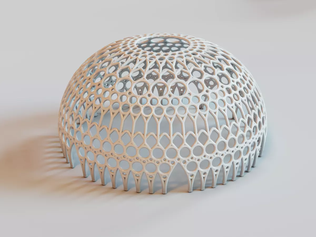 Expo 2020 Dubai AL Wasl dome plaza 3D print model_4