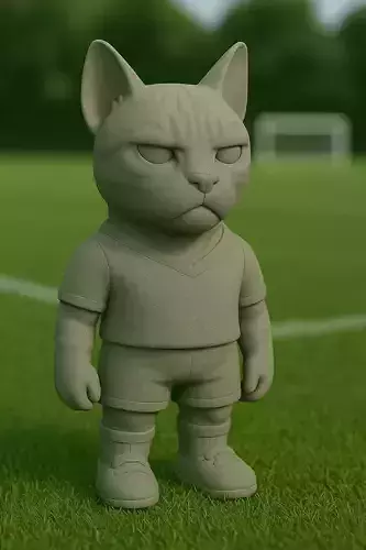 bengali futbolista STL 3D print model