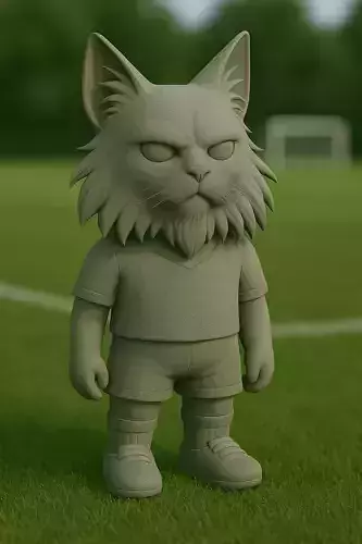 balines futbolista STL 3D print model