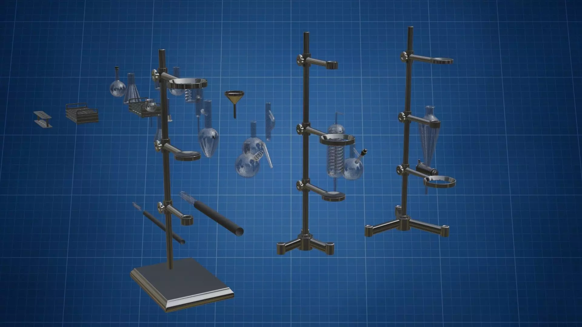 Flasks HP 3D model_4