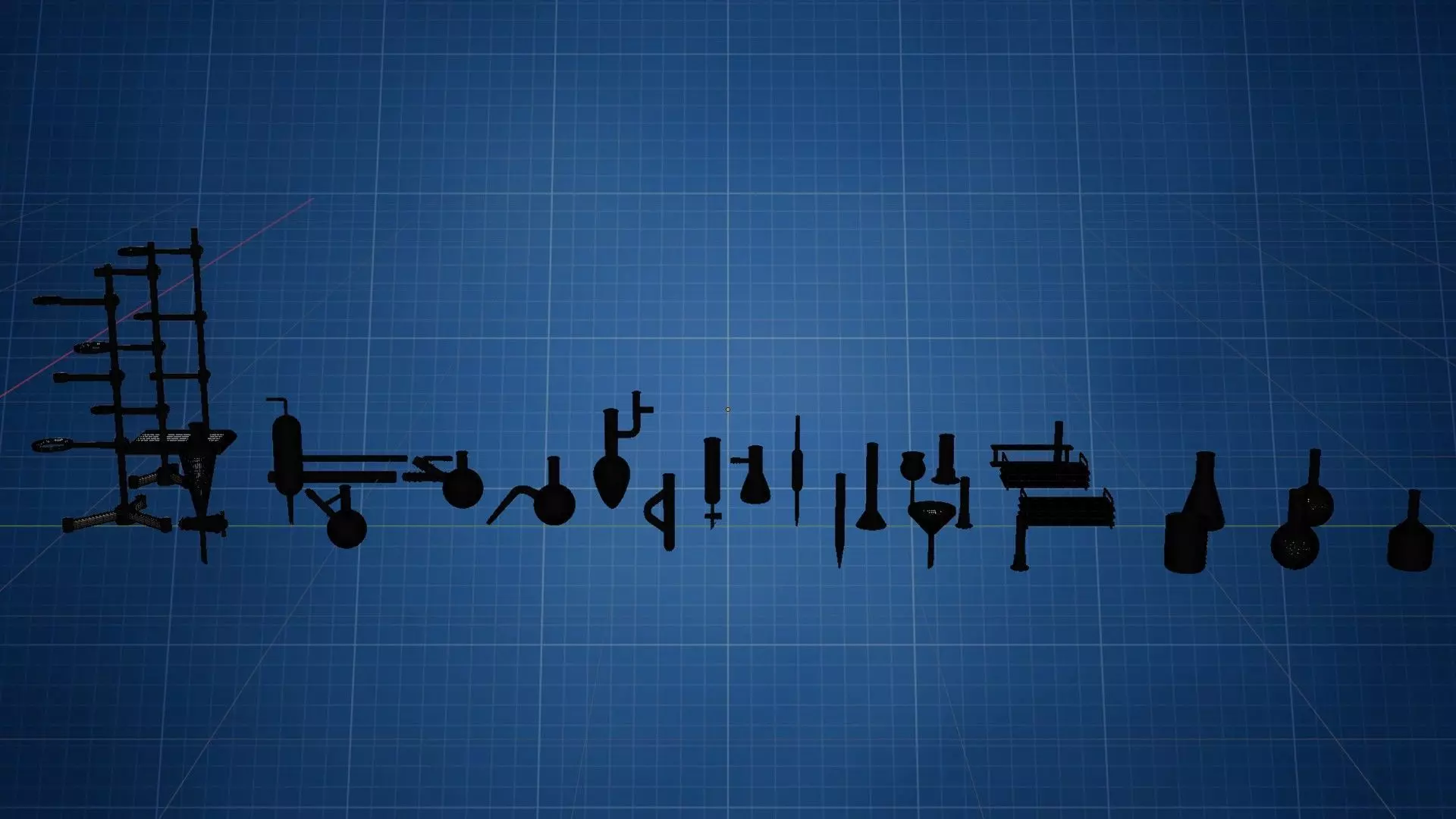 Flasks HP 3D model_1