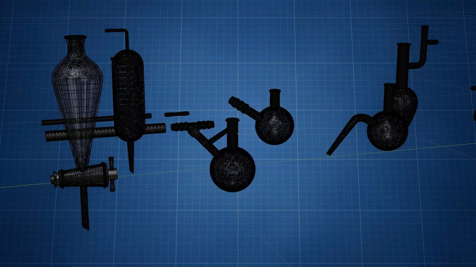 Flasks HP 3D model_11