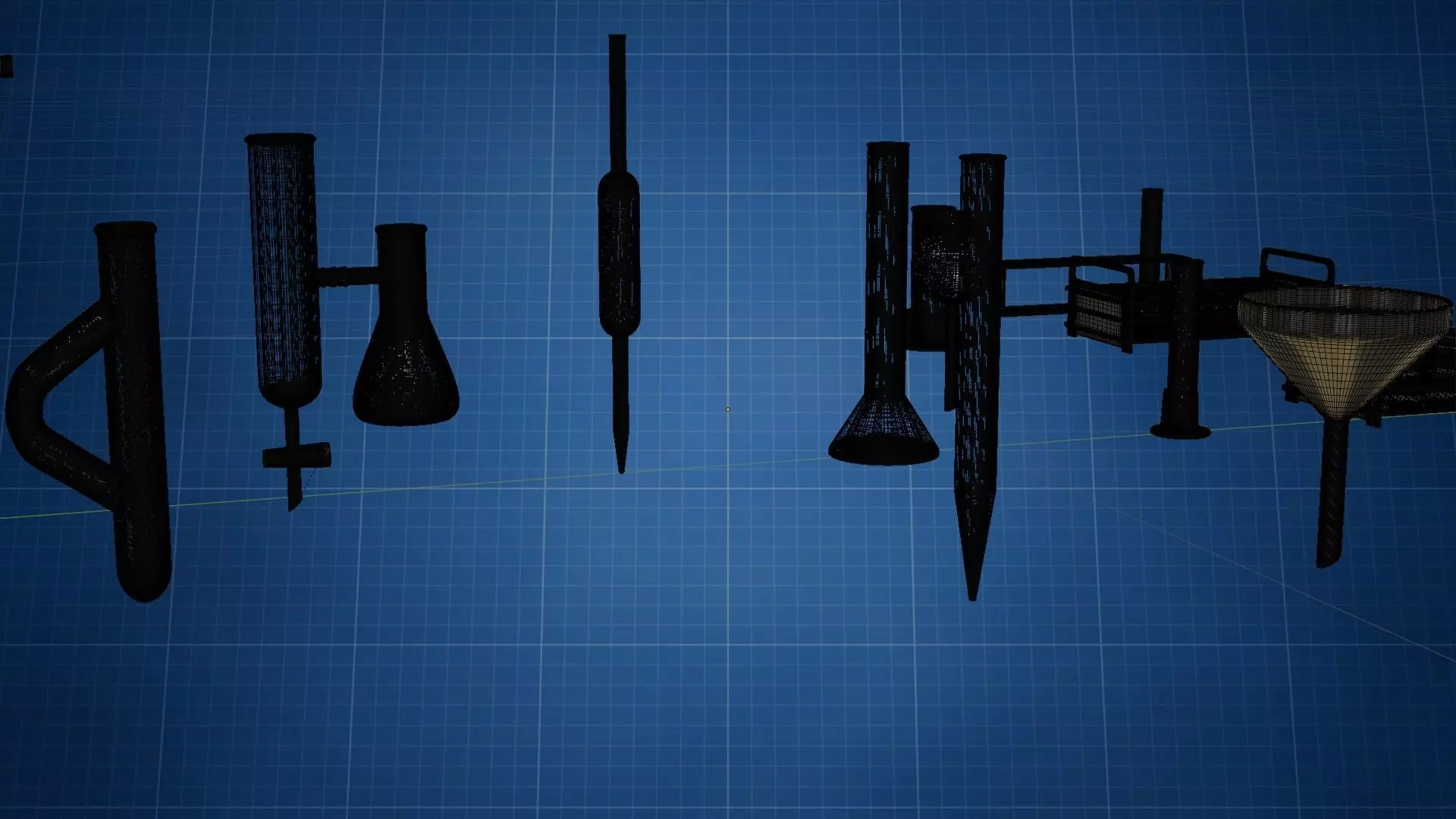 Flasks HP 3D model_3