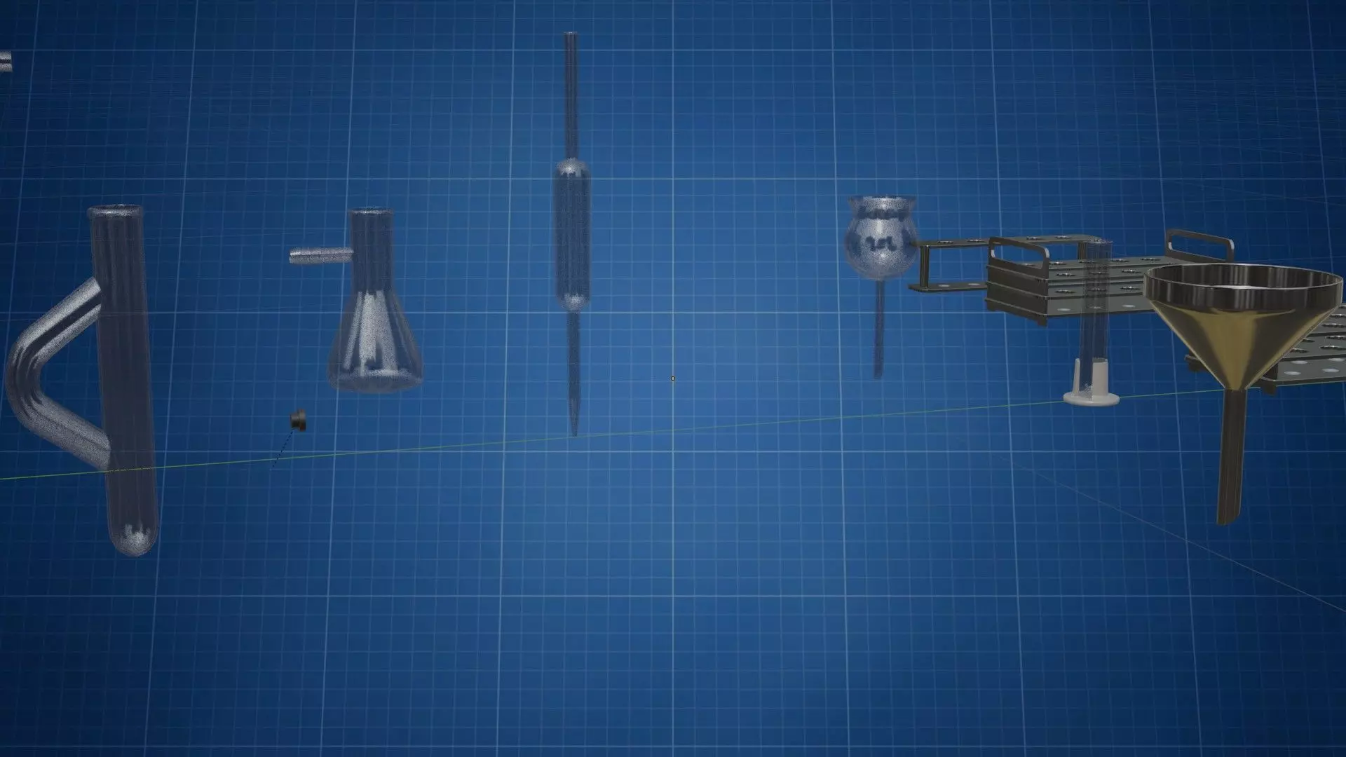 Flasks HP 3D model_2