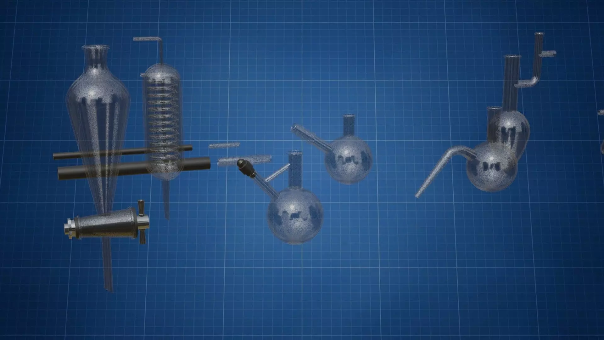 Flasks HP 3D model_10