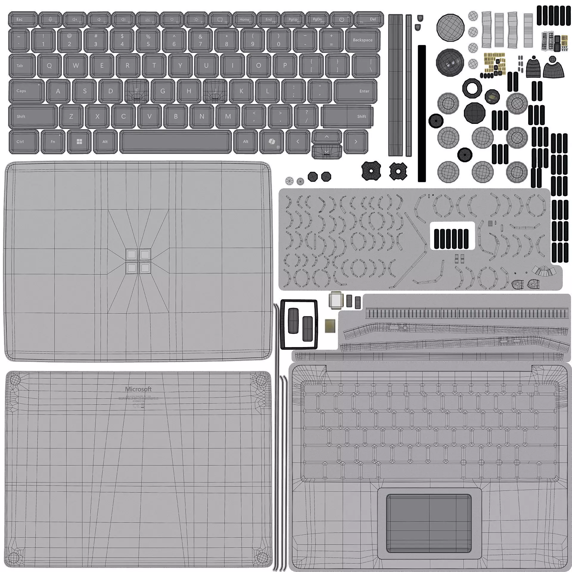 Microsoft Surface 13 Laptop 2025 3D model_13