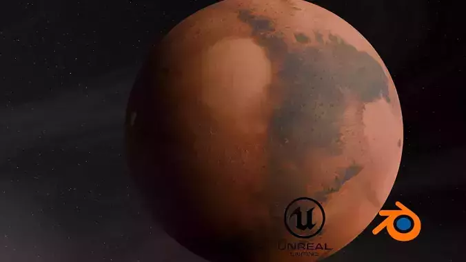 Photorealistic Mars 3D Model