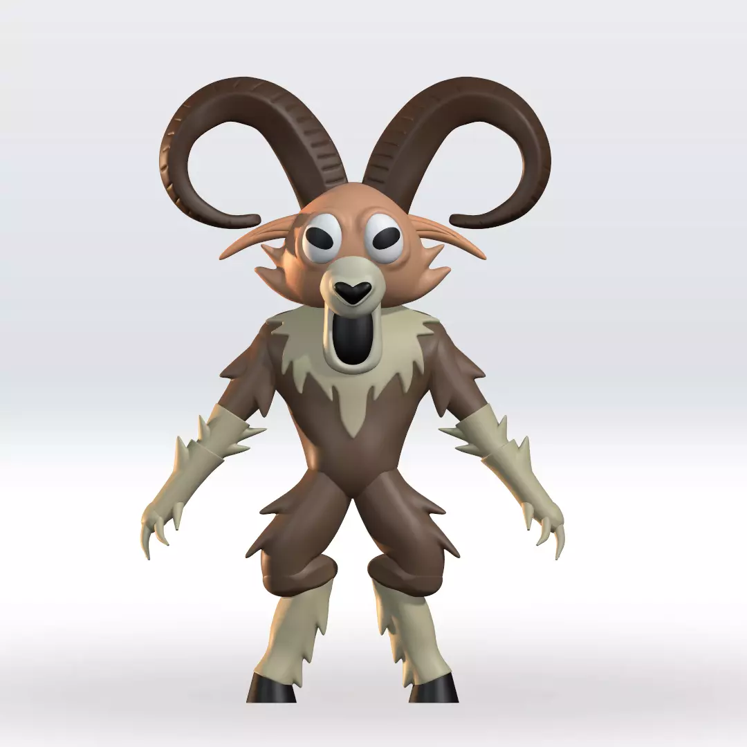 Ram 99 nights in the forest STL 3D Model 3mf Multicolor 3D print model_0