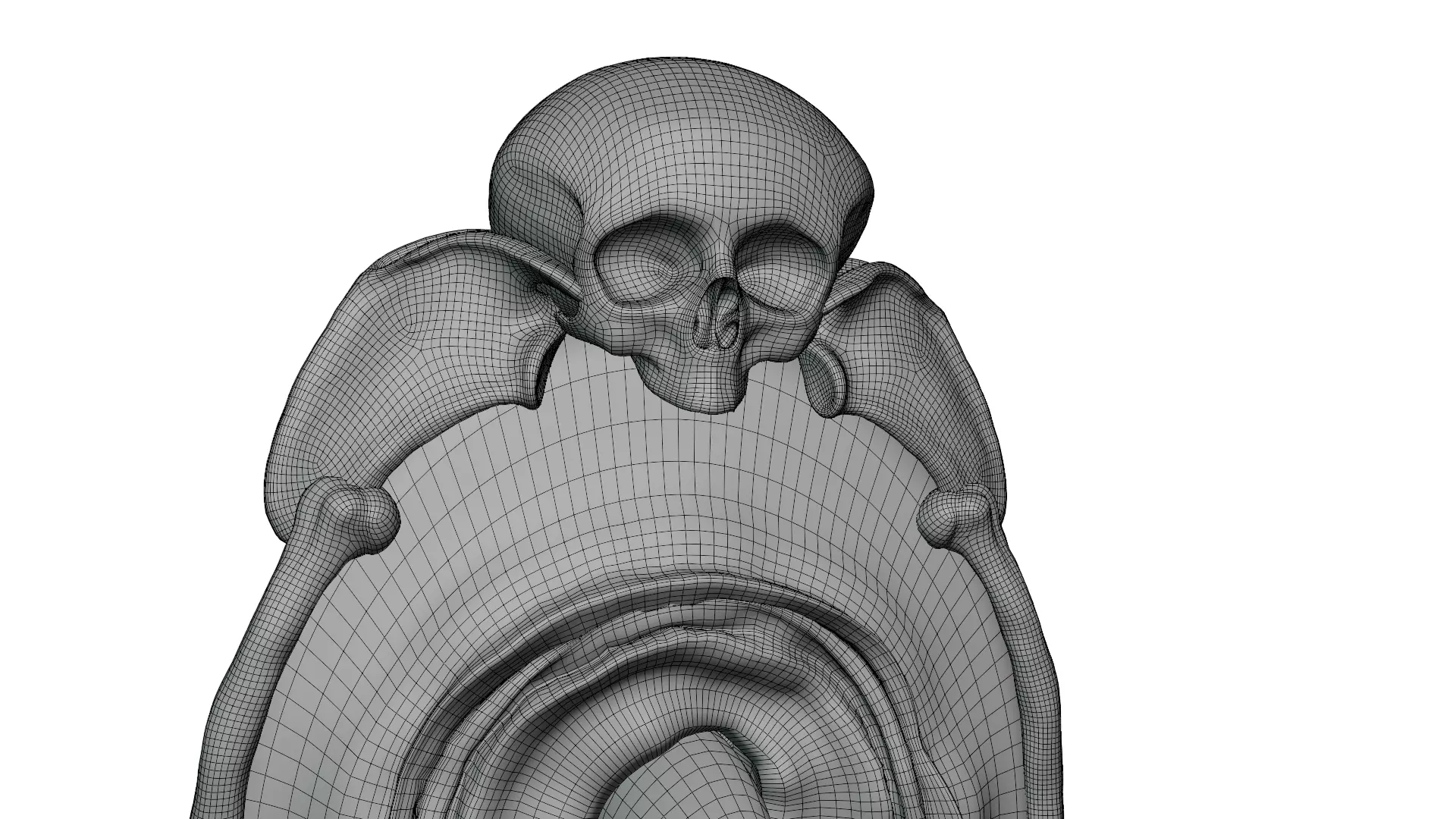 halloween Horror Hand Portal  3D print model_7
