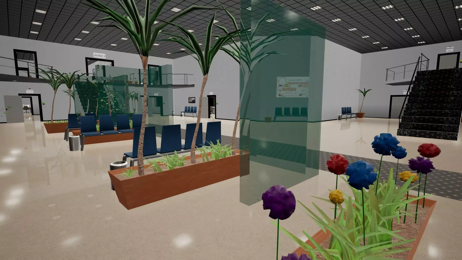 Modular Megapack Low-poly 3D model_11