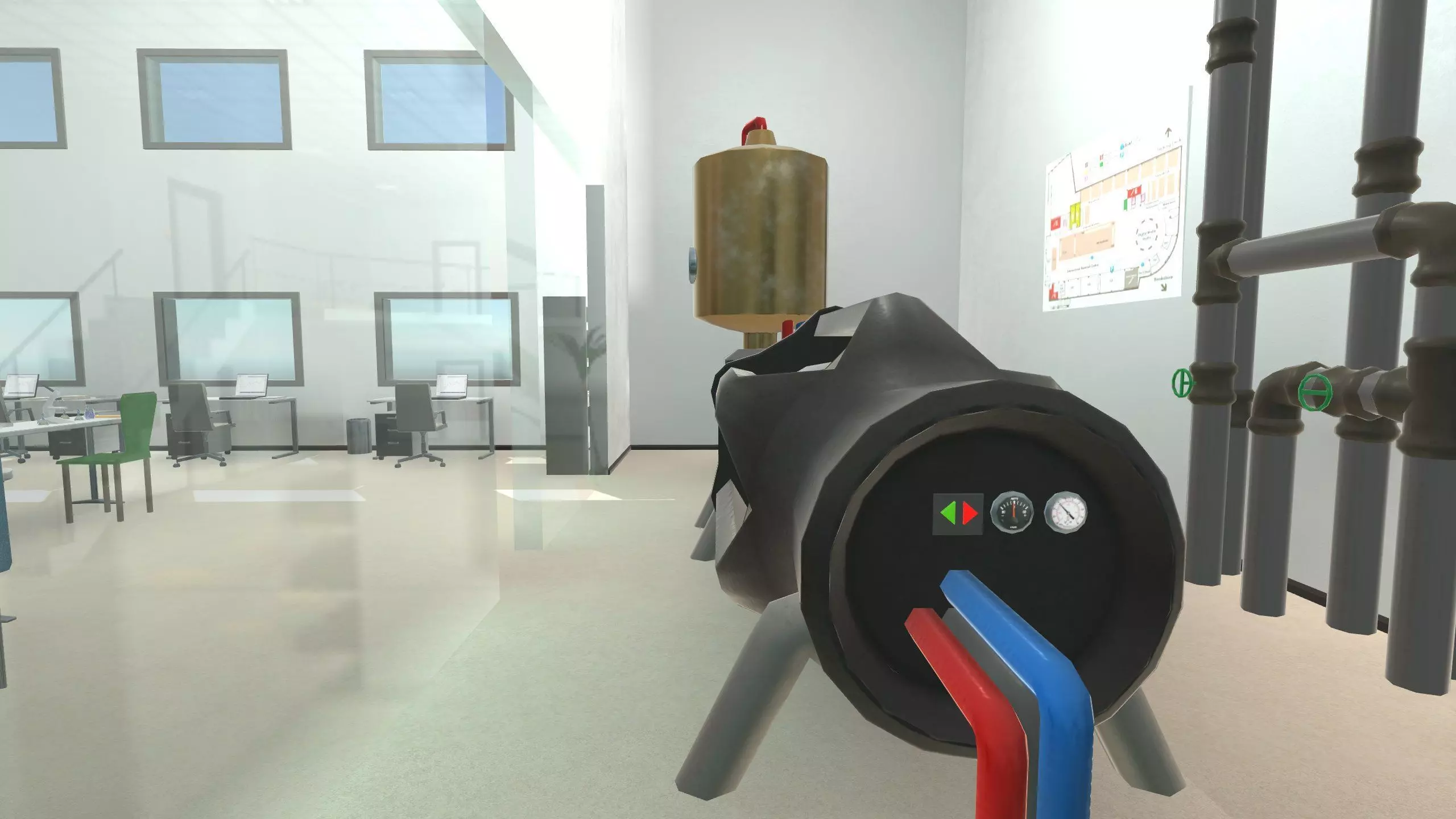 Modular Megapack Low-poly 3D model_30