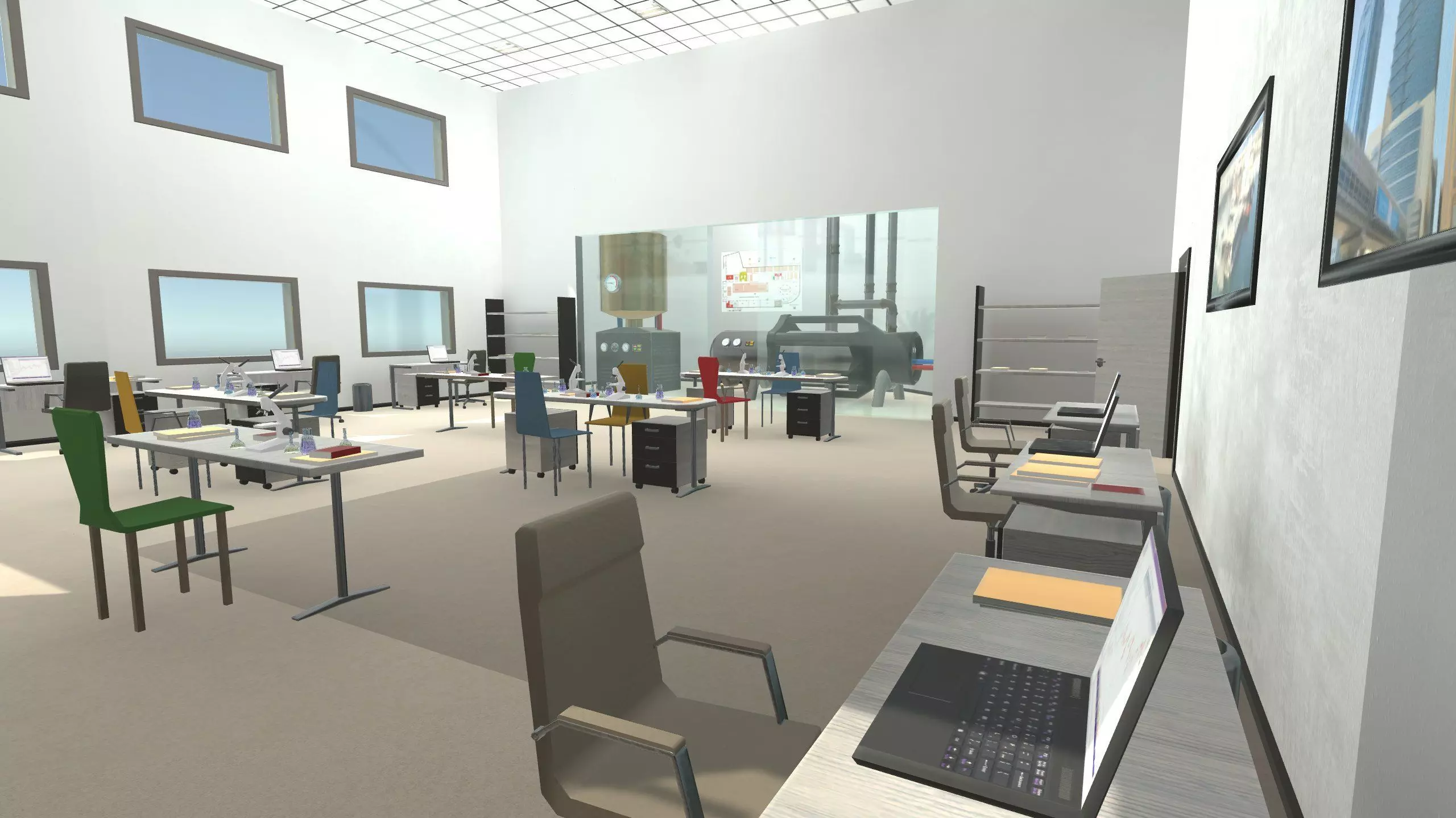 Modular Megapack Low-poly 3D model_29