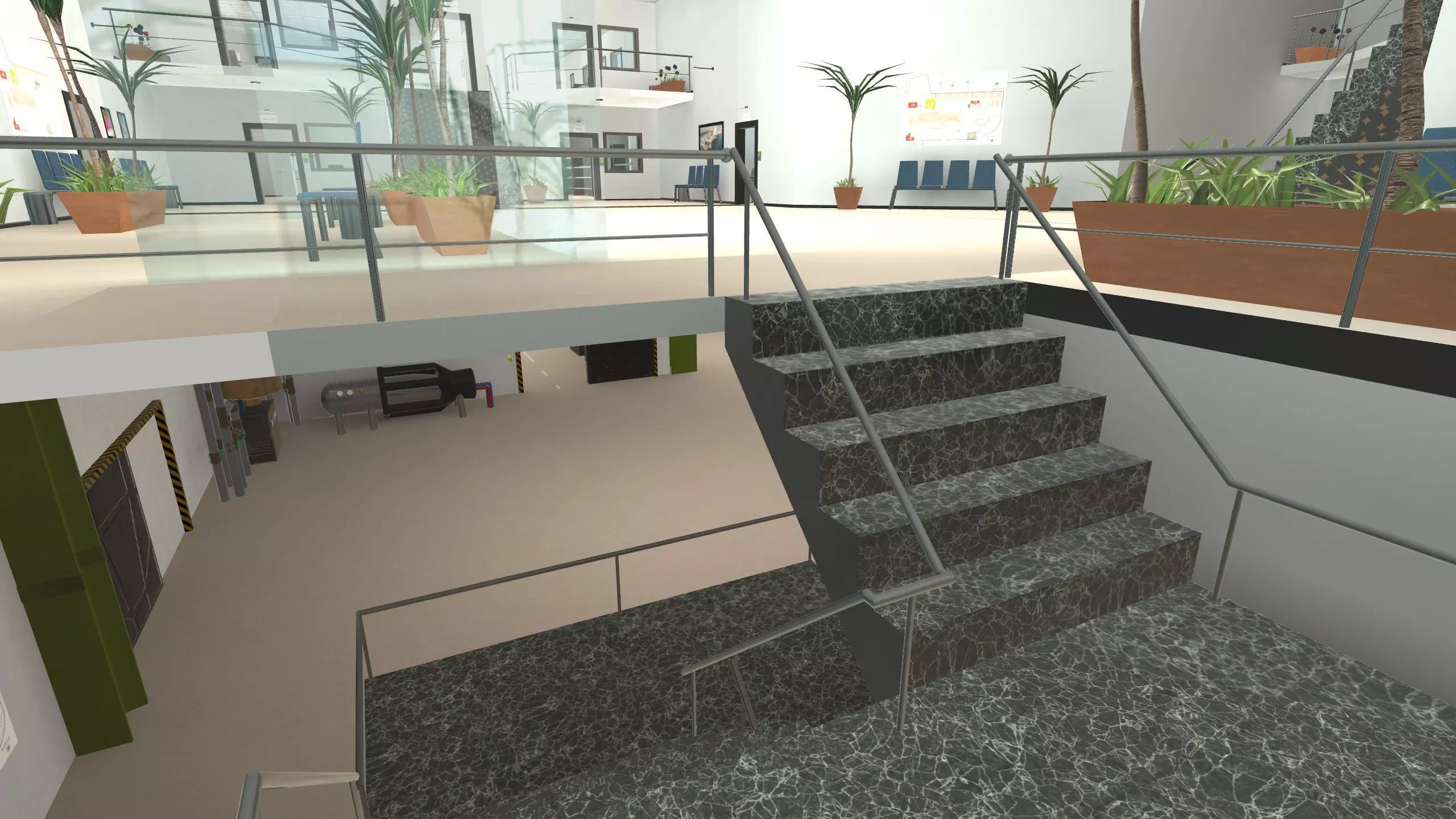 Modular Megapack Low-poly 3D model_31