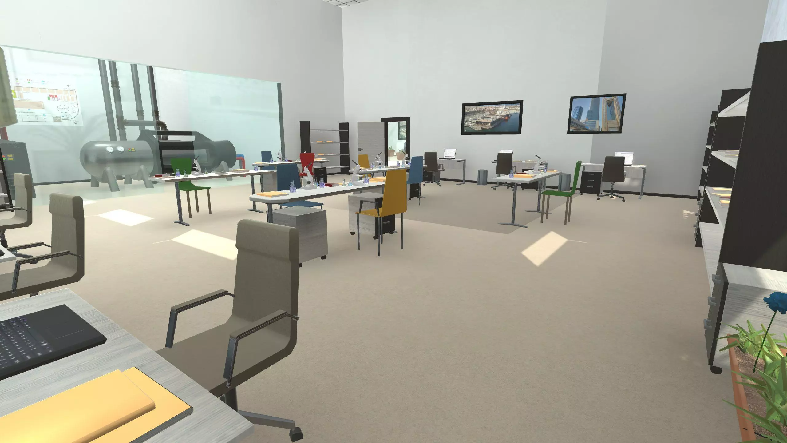 Modular Megapack Low-poly 3D model_28