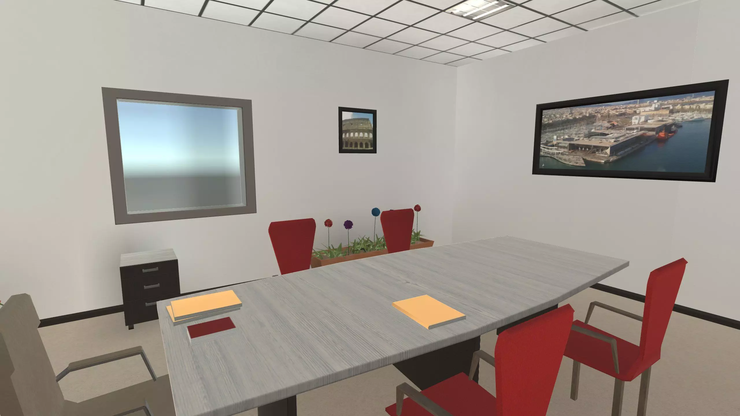 Modular Megapack Low-poly 3D model_26