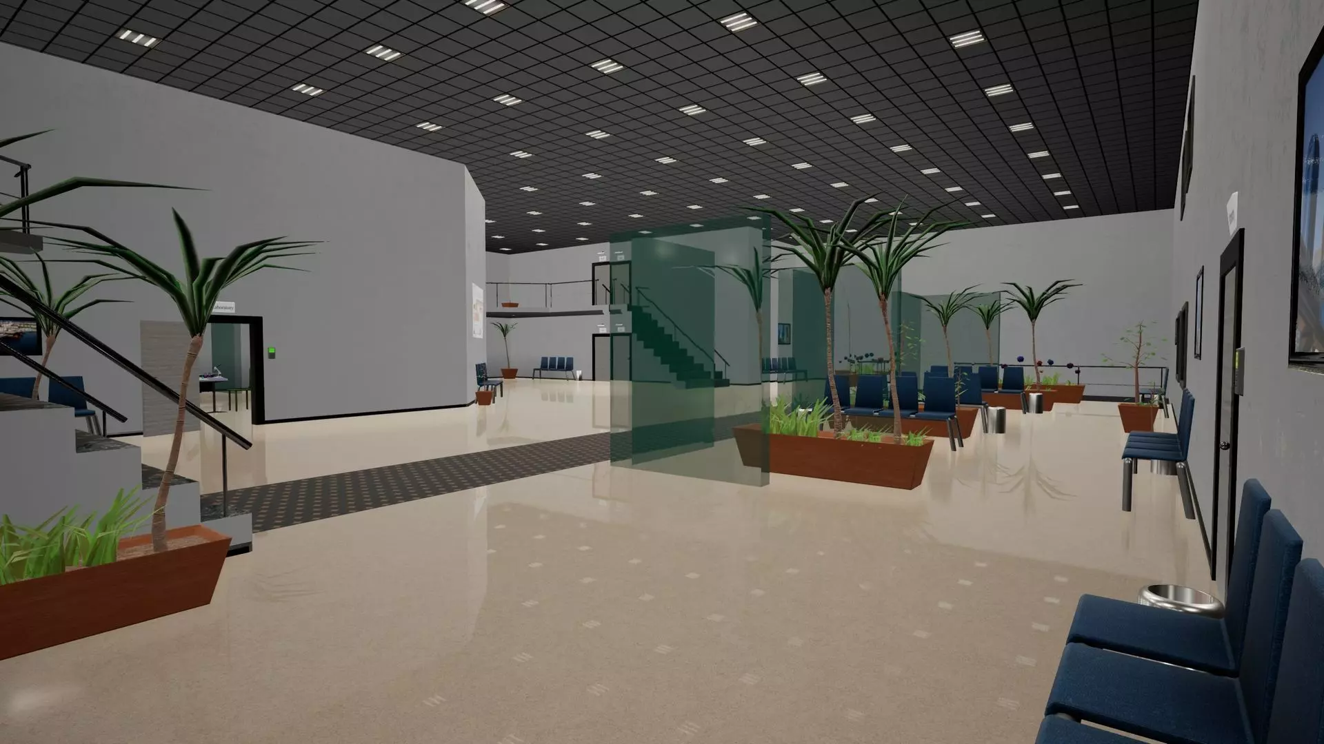 Modular Megapack Low-poly 3D model_3