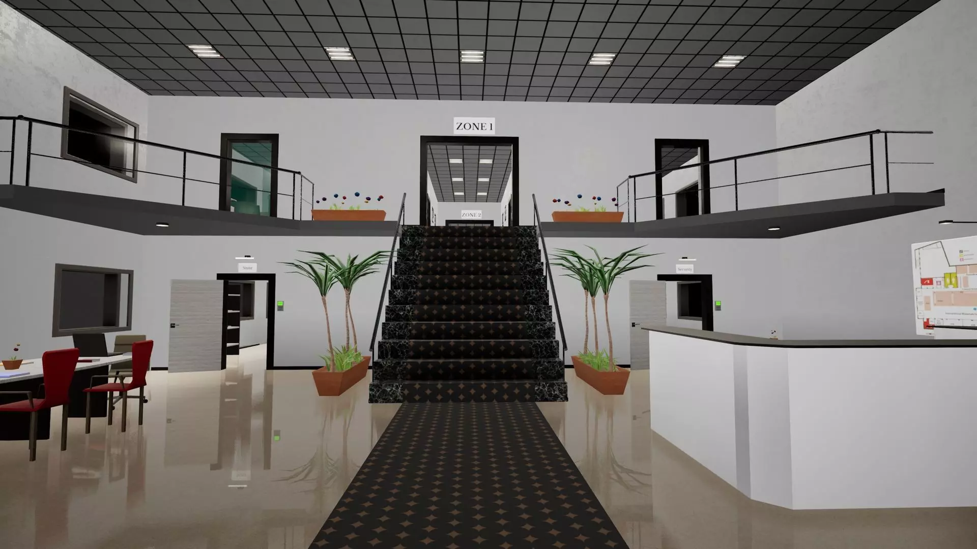 Modular Megapack Low-poly 3D model_0