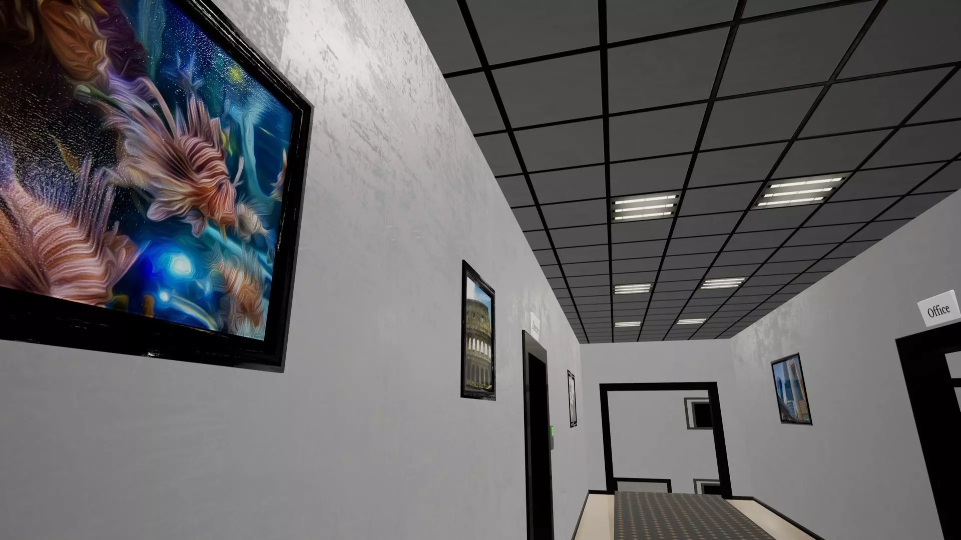 Modular Megapack Low-poly 3D model_16