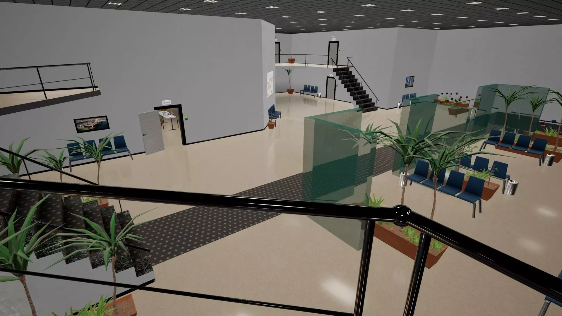 Modular Megapack Low-poly 3D model_19