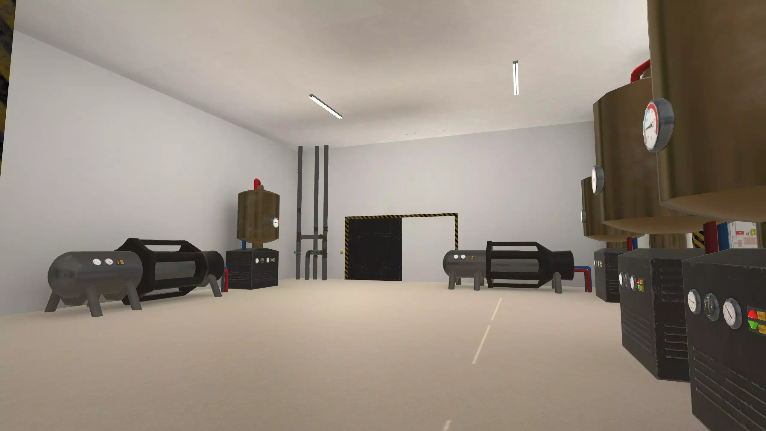 Modular Megapack Low-poly 3D model_34