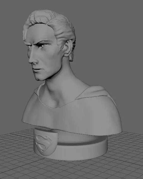 Superman 3 3D print model_4