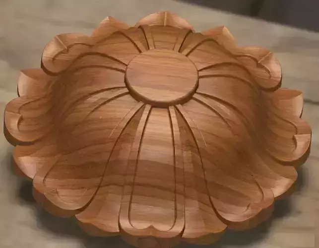 wooden flower for doors