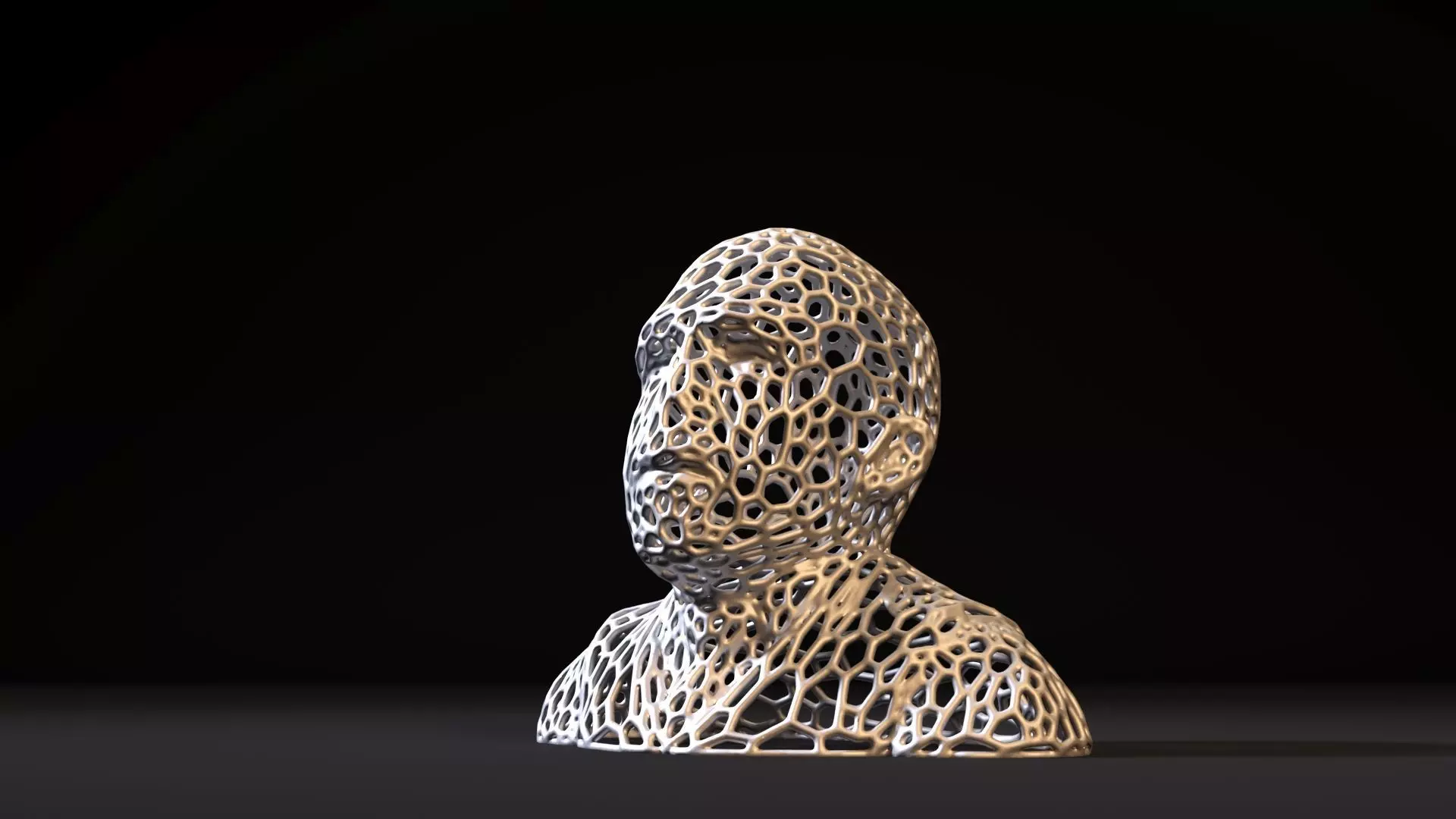 Voldemort Voronoi 3D print model_9