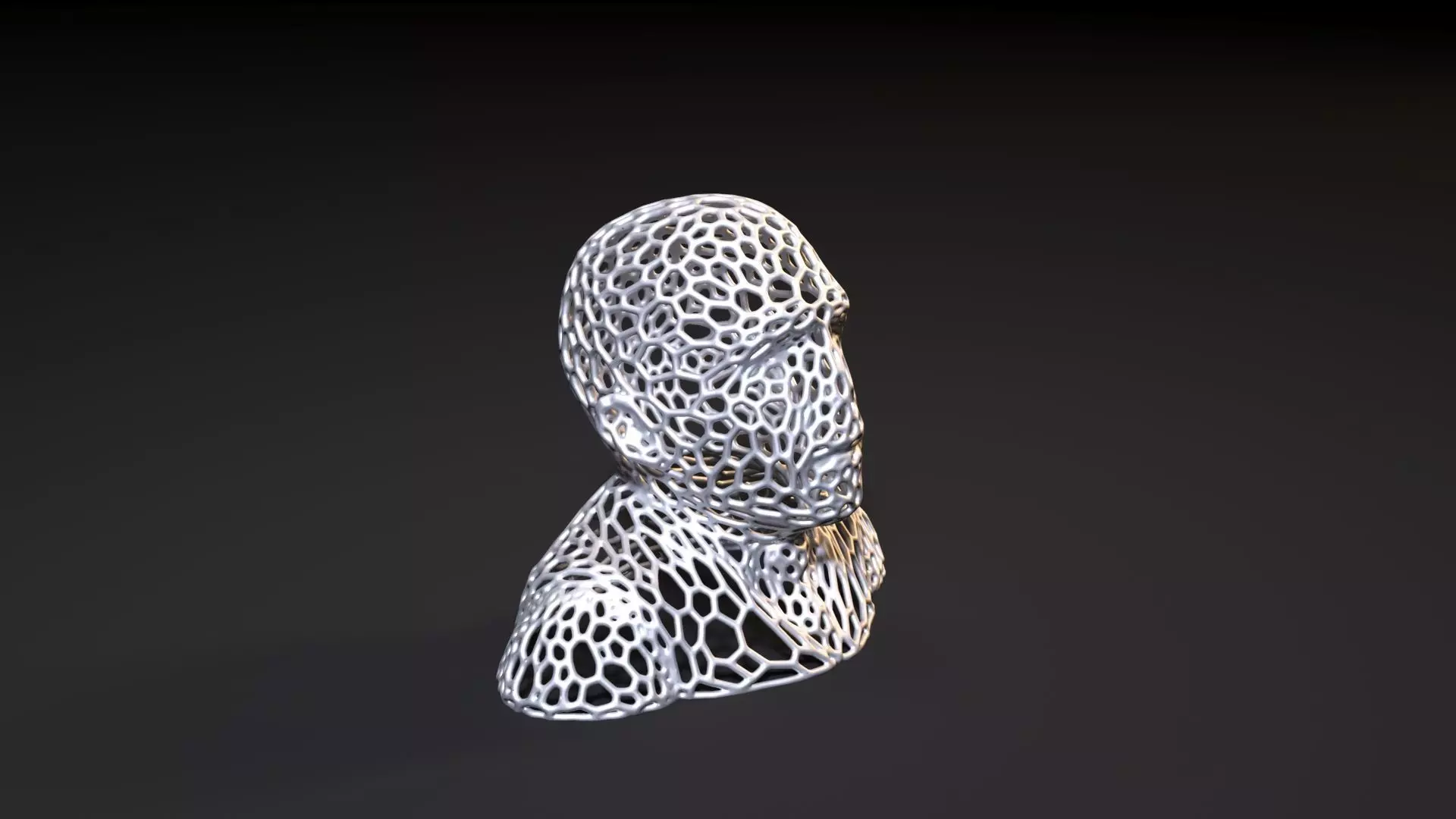 Voldemort Voronoi 3D print model_6