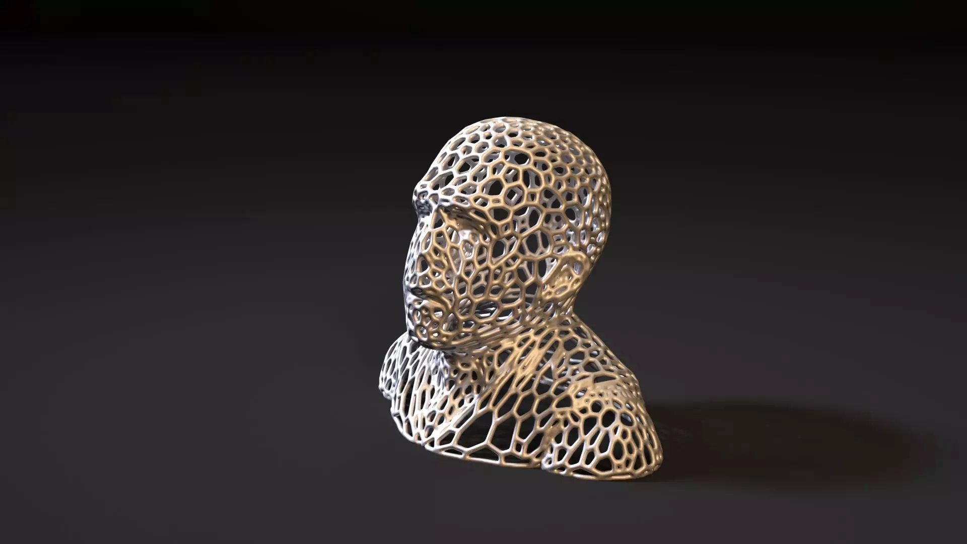Voldemort Voronoi 3D print model_0