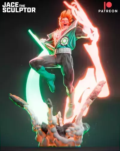 Guy Gardner - 3D Digital STL File