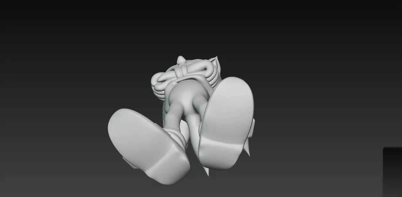 Sonic the Hedgehog Movie Style Collectible Statue 3D print model_6