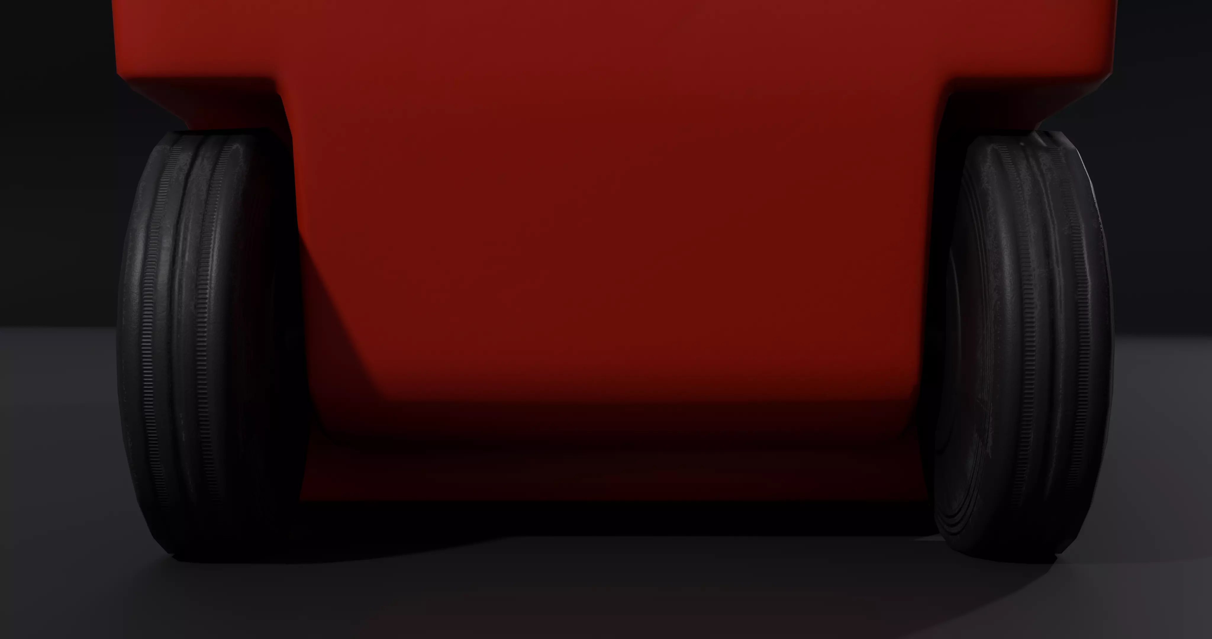 Trash Bin - low poly - clean - dirty  with LODS Low-poly 3D model_10