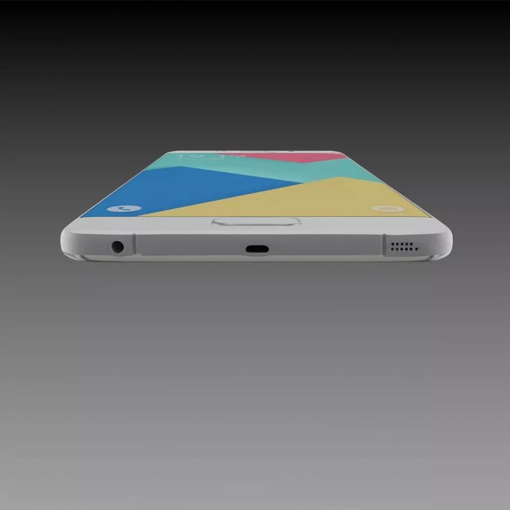 Samsung Galaxy A9 Pro 2016 Pearl White 3D model_12
