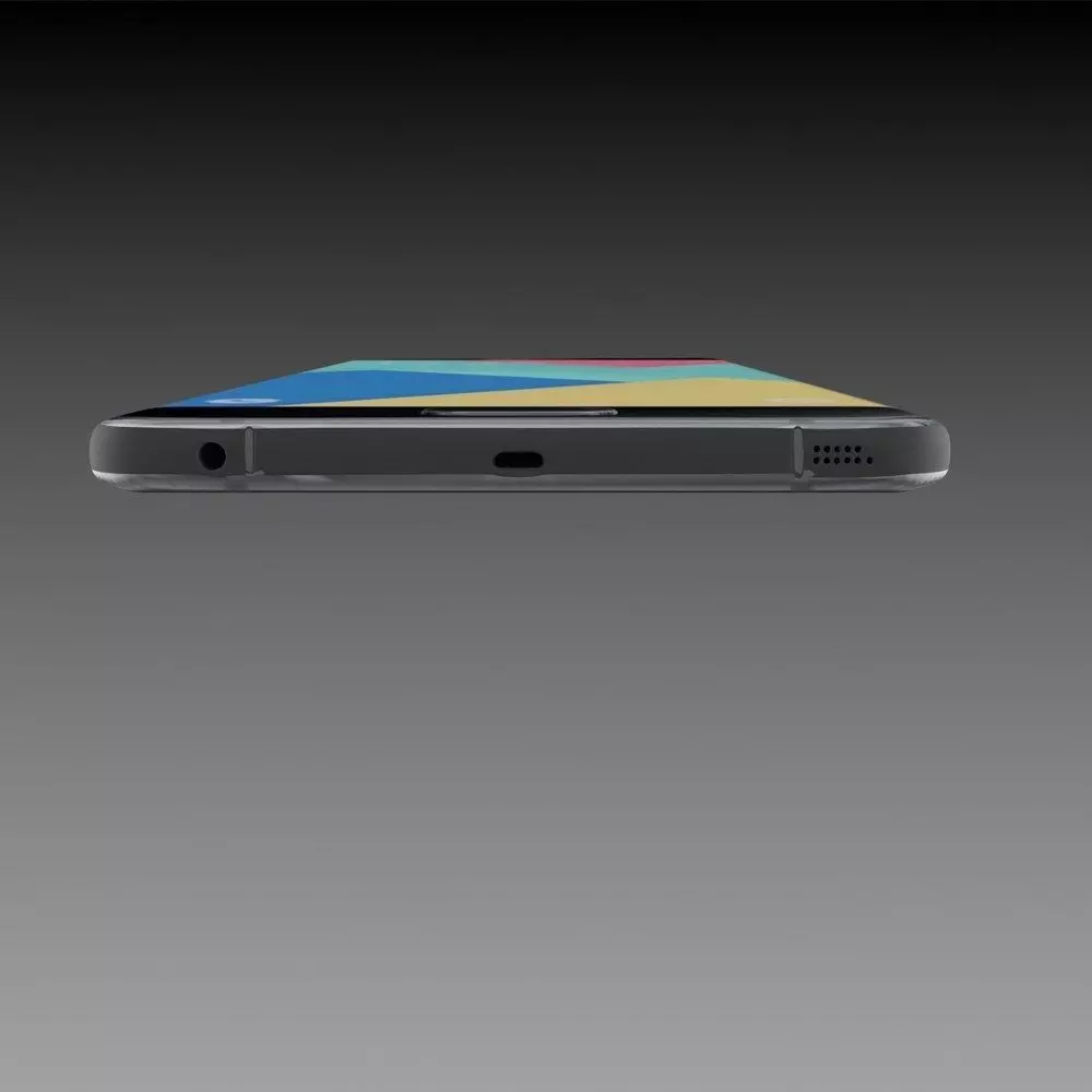 Samsung Galaxy A9 pro 2016 Midnight Black 3D model_6