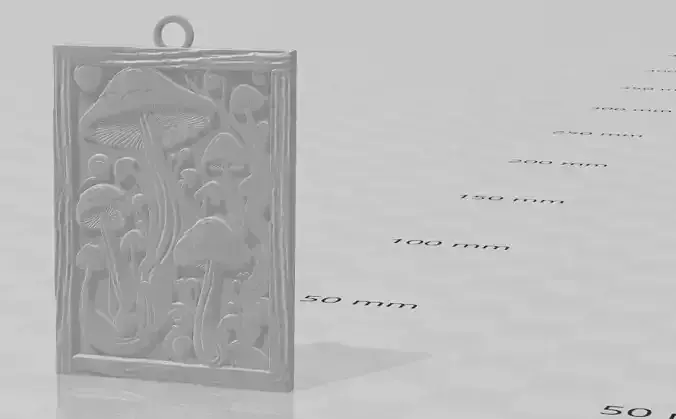 Awesome Mushroom pendant