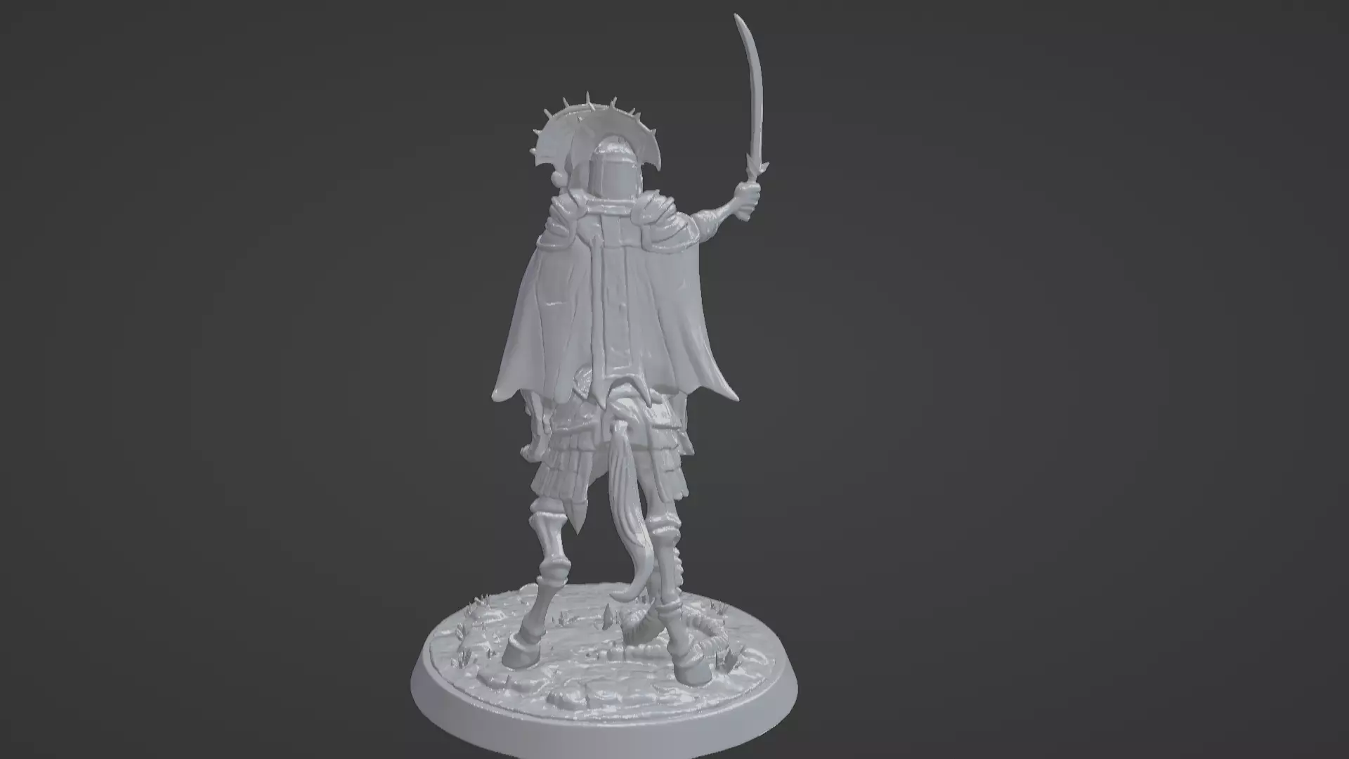 Tomb King on Skeletal Steed Undead Pharaoh Cavalry 3D print model_67