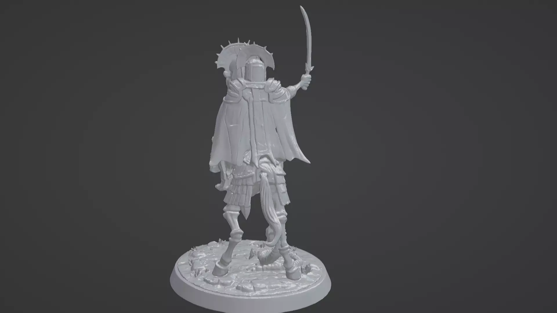 Tomb King on Skeletal Steed Undead Pharaoh Cavalry 3D print model_66