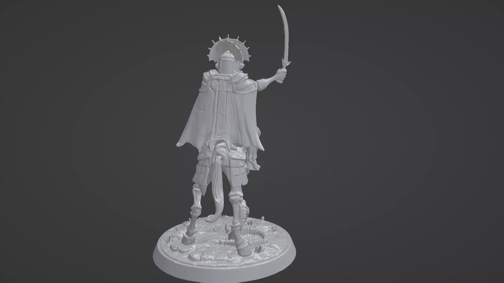 Tomb King on Skeletal Steed Undead Pharaoh Cavalry 3D print model_16