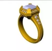Beautiful ring 3D print model_1