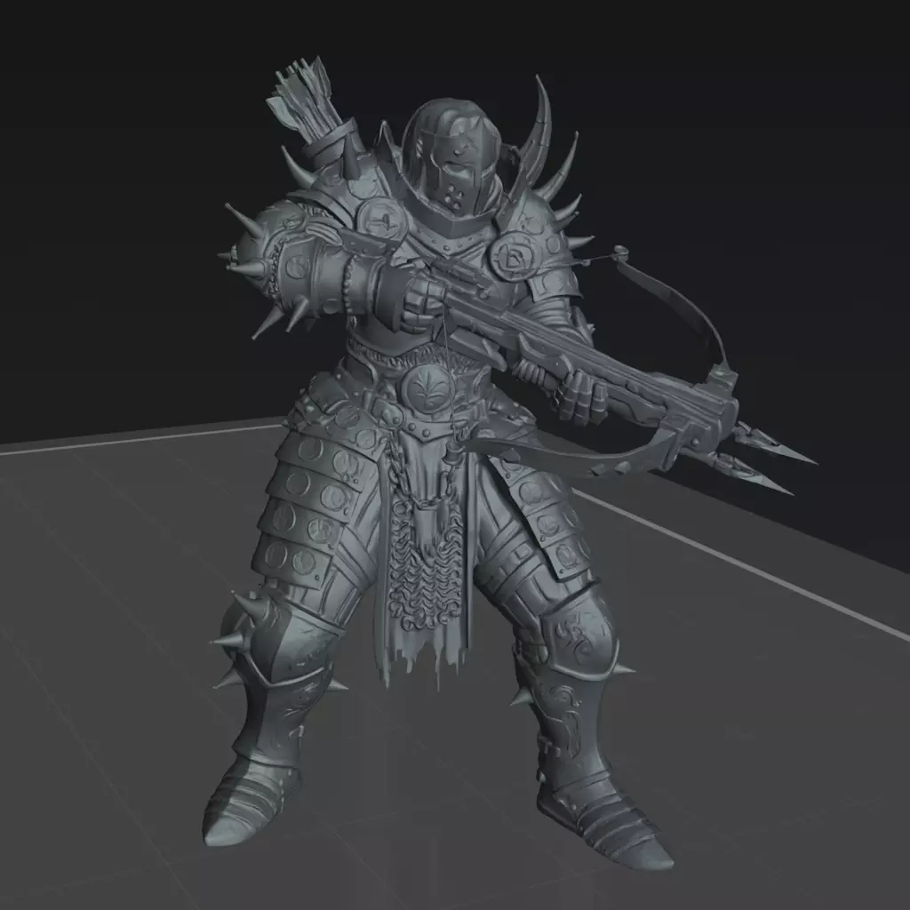 Gilded Arbalist - The Eightpints Gilded Legion Free 3D print model