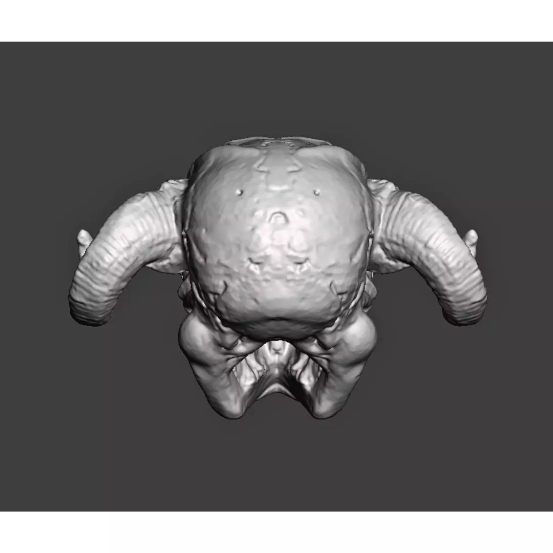 Classic Demon Head 3D print model_7