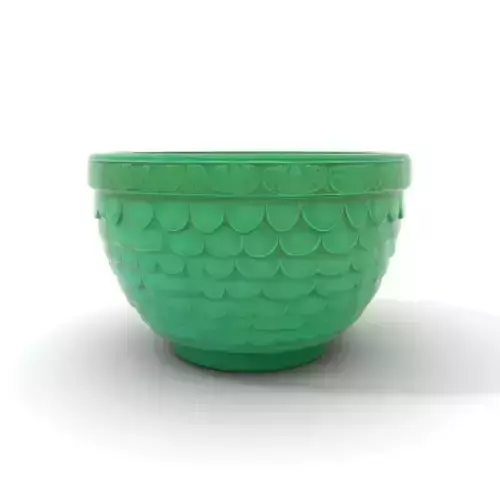 Emerald Scaled Bowl model pack Low-poly 3D model