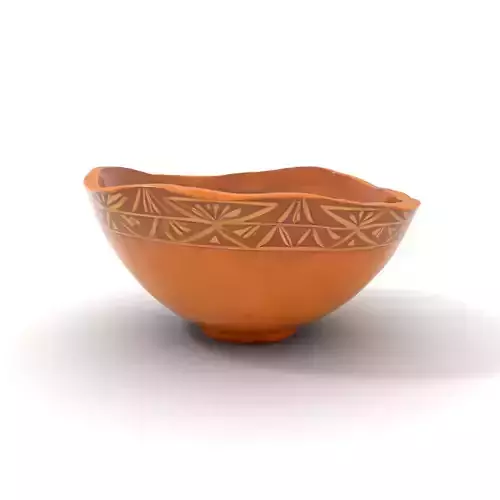 Rustic Ceramic Bowl model pack Low-poly 3D model