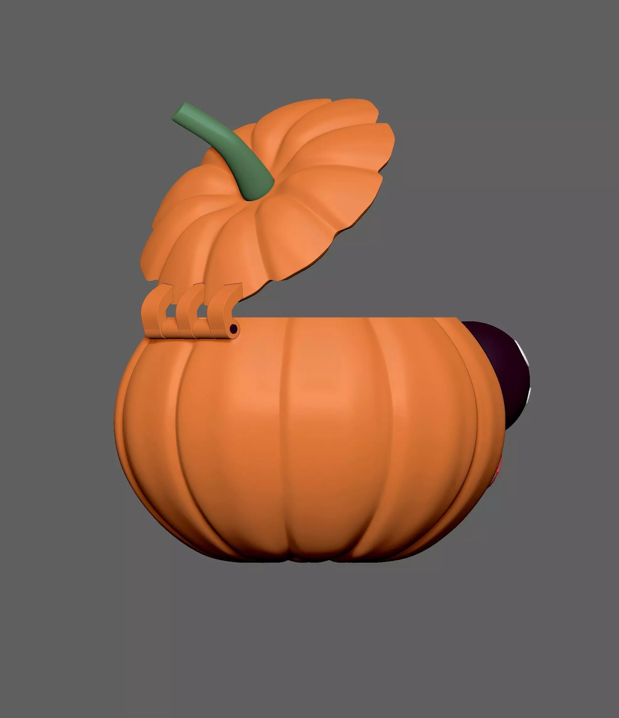 Smiling pumpkin-01 3D print model_8