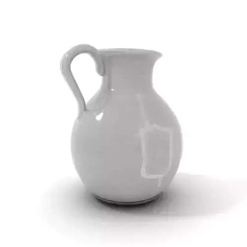 Gray Ceramic Jug model pack Low-poly 3D model