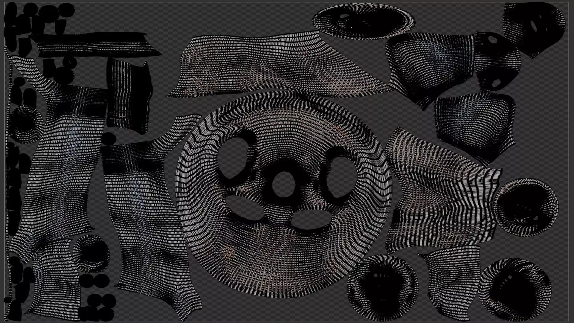 Realistic  Fat Zombie   3D Model for Games Cinematics and VR Low-poly 3D model_17