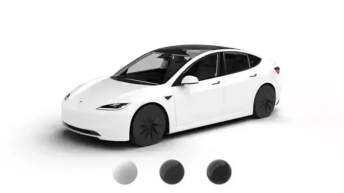 Tesla Model 3 Standard 2026 3d model