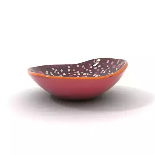 Elegant Mosaic Bowl model pack Low-poly 3D model
