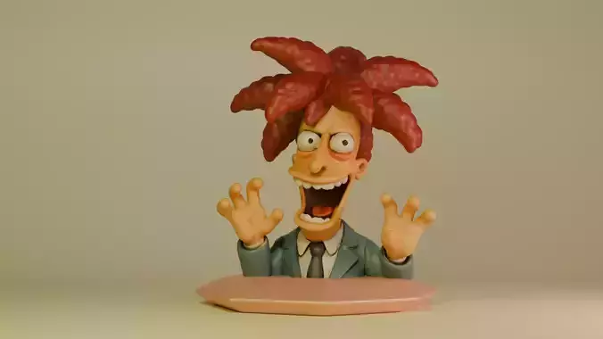Bob Patino Sideshow Bob 3D print model Bob Patino Sideshow Bob 3D print model